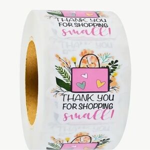 Thank You For Shopping Small Stickers, 500 pcs